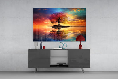Tree Of Life Glass Wall Art